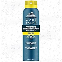 Vista 3 de Oars + Alps SPF 30 Face & Body Broad Spectrum Sunscreen Spray Fast-Absorbing, Lightweight, Non-Greasy, Hawaii Reef Act 104 Compliant
