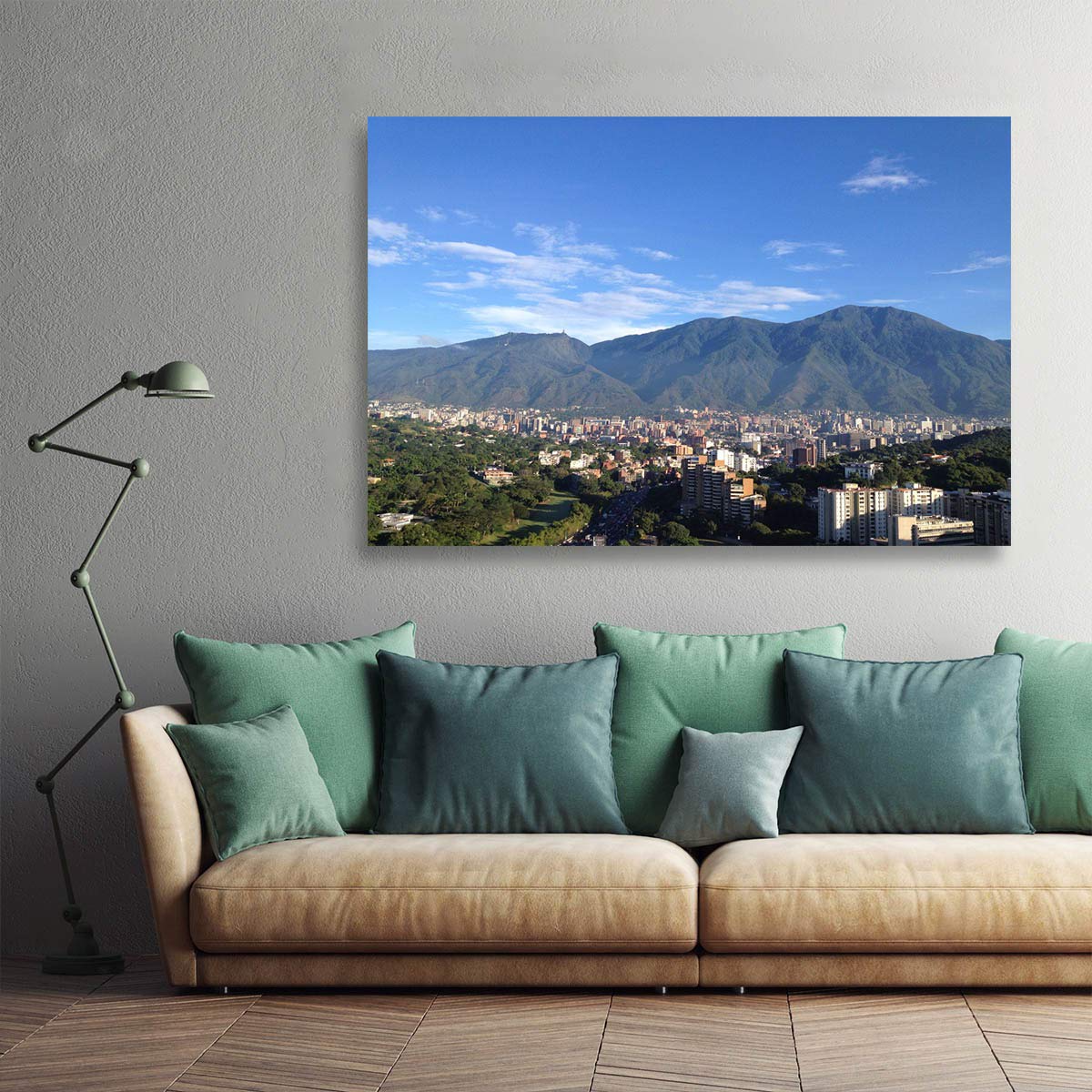 5 Panneaux Toile Art Avila Caracas Montagne Paysage Mur Photo Salon Décoration Chambre Papier Peint Décor À La Maison Photos Impression Sur Toile Mur Art Affiche No Framed W150cm*H80cm