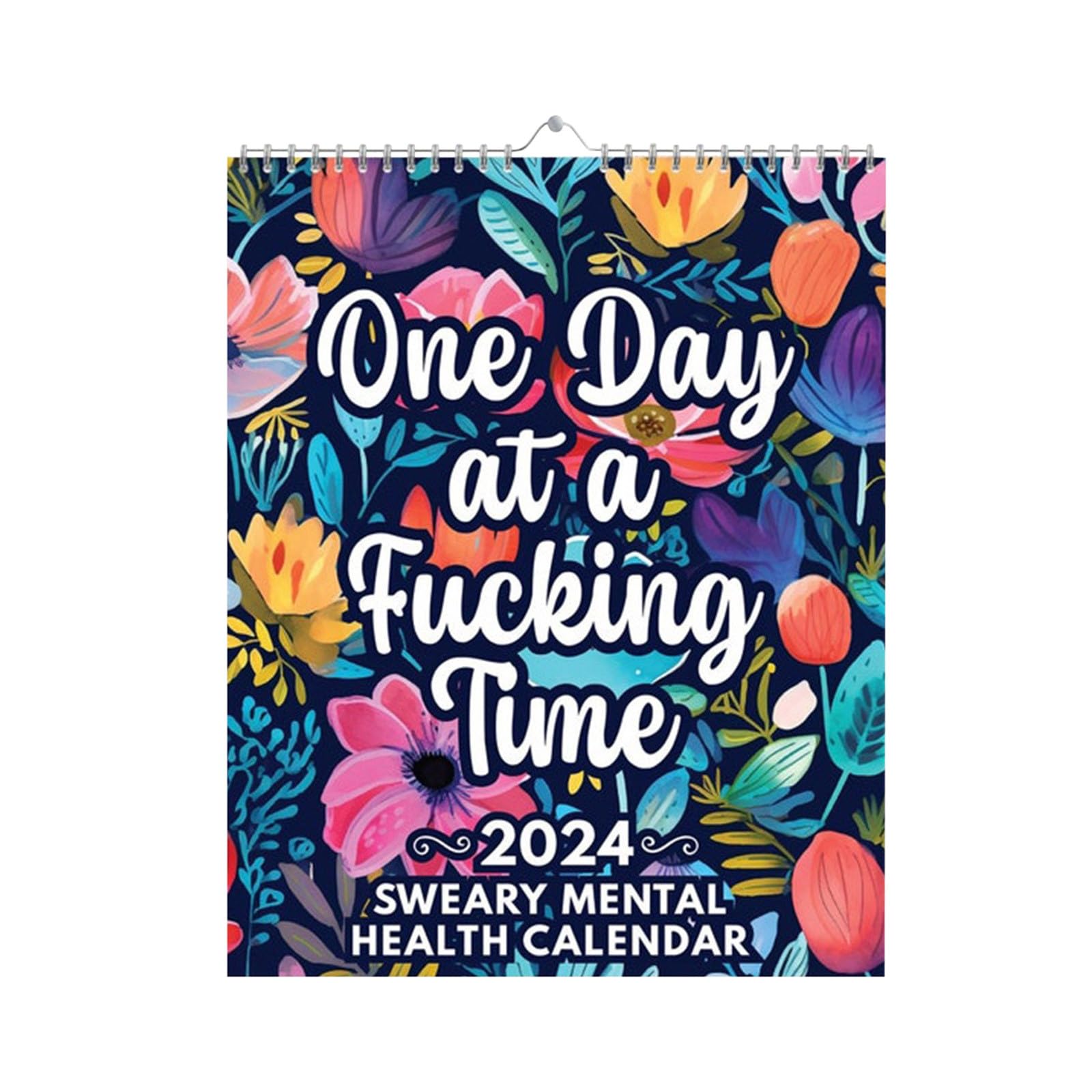 Buy Mental 2024 Funny Sweary 2024 Wall with Sweary Affirmations Monthly