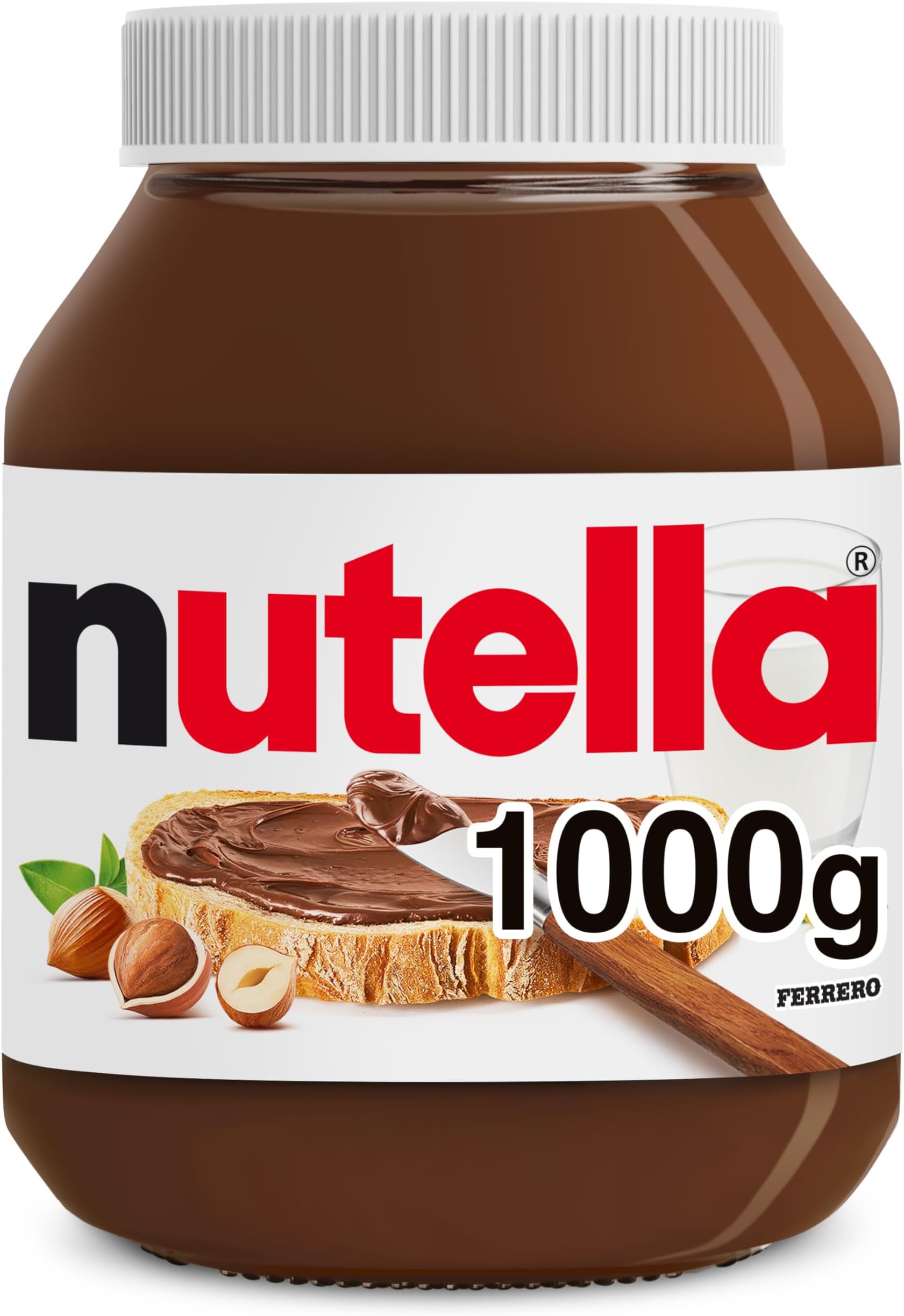 Hazelnut Chocolate Spread 1kg, Family Portion for Breakfast, Pancakes, Party Food, Unique Recipe and an Unmistakable Taste