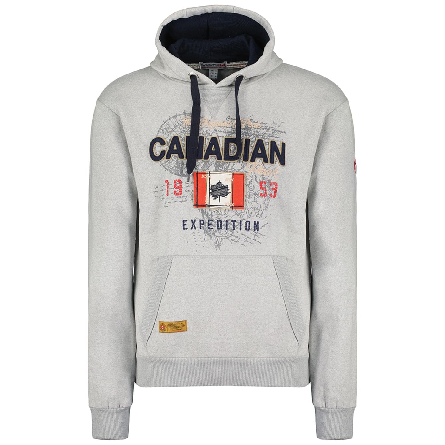 Canadian Peak Guitreak Men - Sweat Homme Capuche Poche Kangourou - Vêtement bluza z kapturem Chaud Manches Longues - Pull Hommes Printemps Ete Automne Hiver