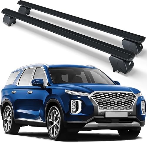 EYOUHZ Barras transversales de techo resistentes de 350 libras compatibles con Hyundai Palisade XRT SE SEL Limited 2019 2020 2021 2022 2023 con