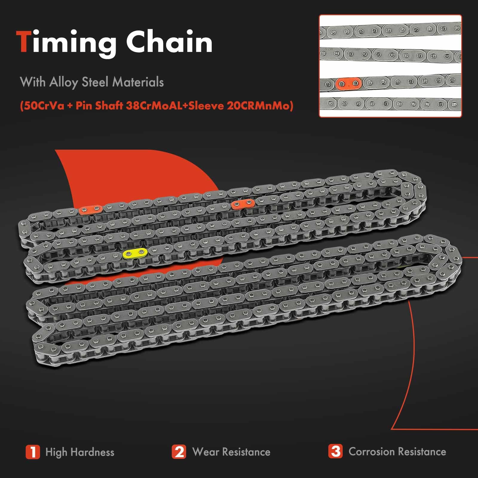 Amazon.com: A-Premium 11PCS Engine Timing Chain Kit W/Sprocket 