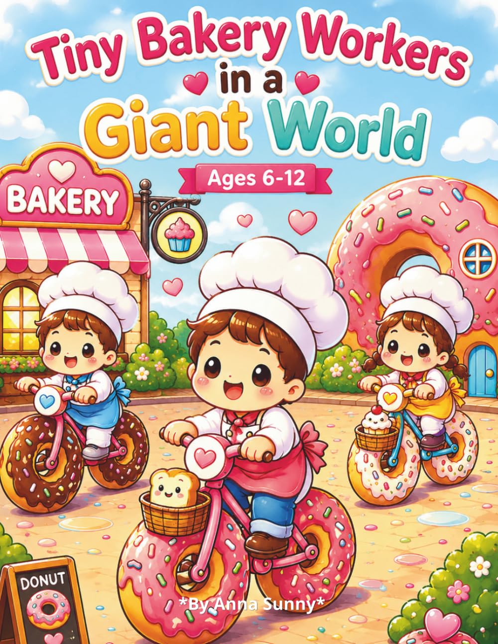 Tiny Bakery Workers in a Giant World Coloring Book for Kids Ages 6–12: Cozy Mini Bakers Adventures, Magical Bakery Coloring Pages, and Cute Tiny World Scenes