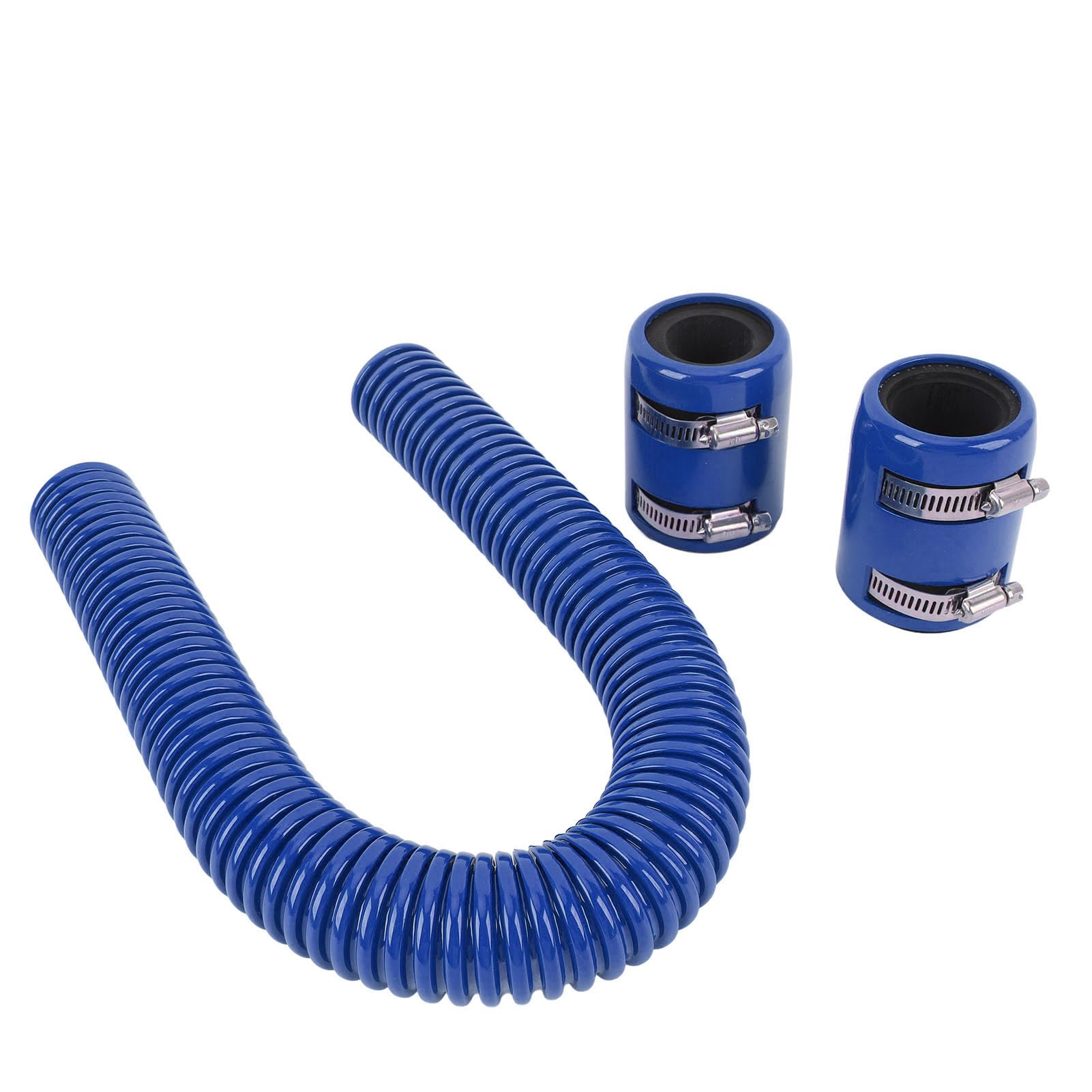 VGEBY Kit Tubo Flessibile del Liquido di Raffreddamento del Radiatore da 24 Pollici Kit Tubo Flessibile del Liquido di Raffreddamento del Radiatore in Acciaio Inossidabile con Morsetti Regolabili