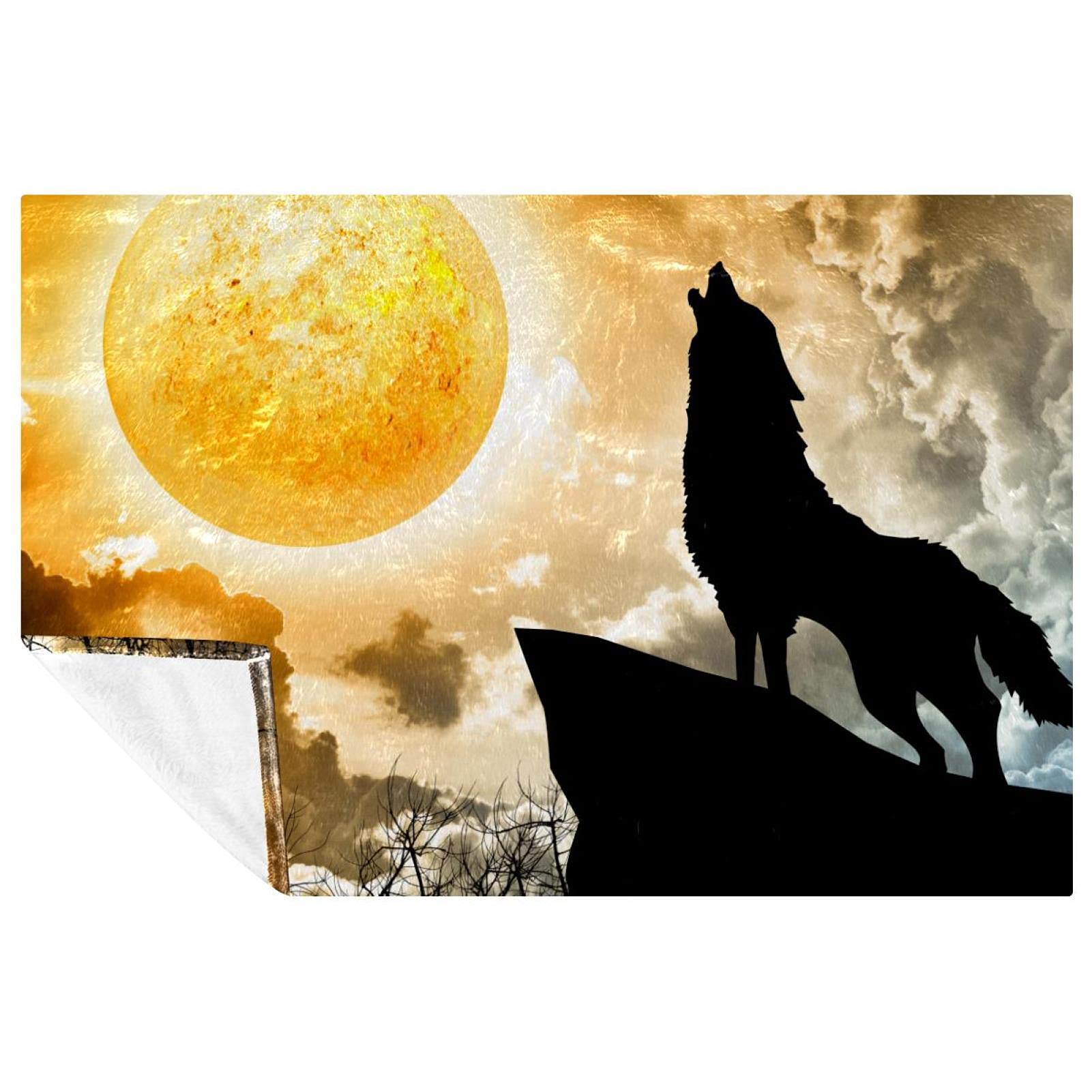 Couverture loup plaid doux et réconfortant pour vos soirées canapé