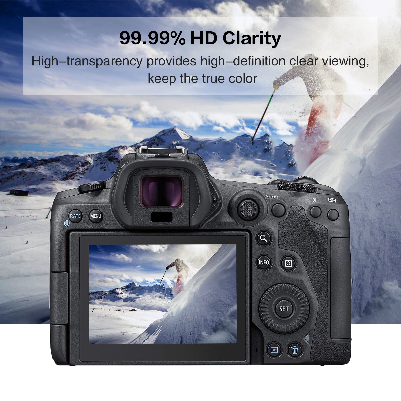 Upscreen Protecteur D'Écran Verre Trempé Pour Canon PowerShot SX740 HS - Anti-Rayures 9H, Anti-Empreintes