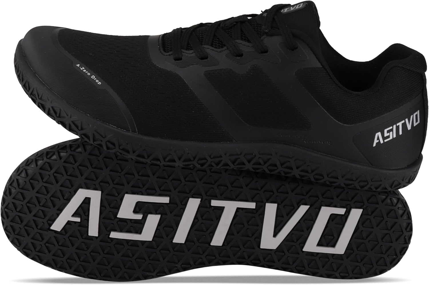 ASITVO Barefoot Shoes Men Wide Gym Zero Drop Sole Cross Trainer Minimalist Walking Grounding Sneakers Width Toe Box Knit Seamless Upper Colorful