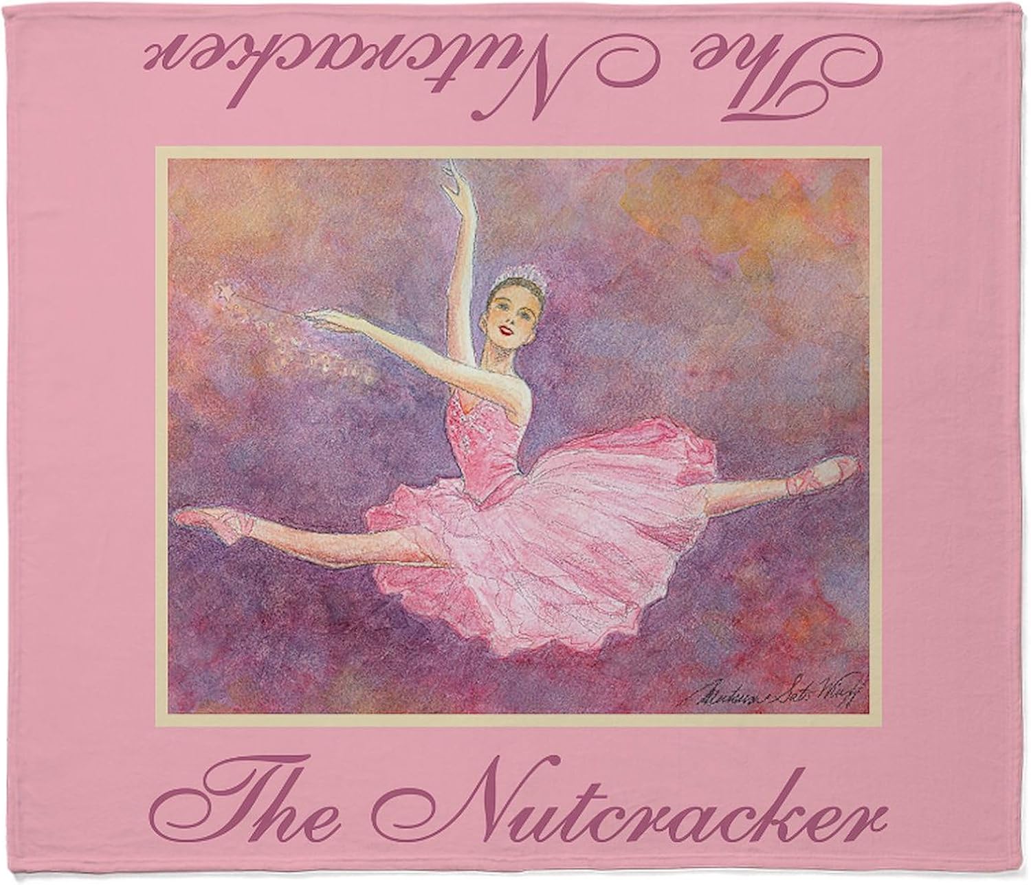 CafePress Sugar Plum Fairy Throw Blanket Super Soft Fleece Plush Throw Blanket, 60"x50"