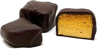 Dark Chocolate Covered Sponge Candy - Gourmet Dark Chocolate Sponge Candy - Chocolate Covered Sea Foam/HoneyComb Candy 2 Pound (32 Ounce) By CandyKorner