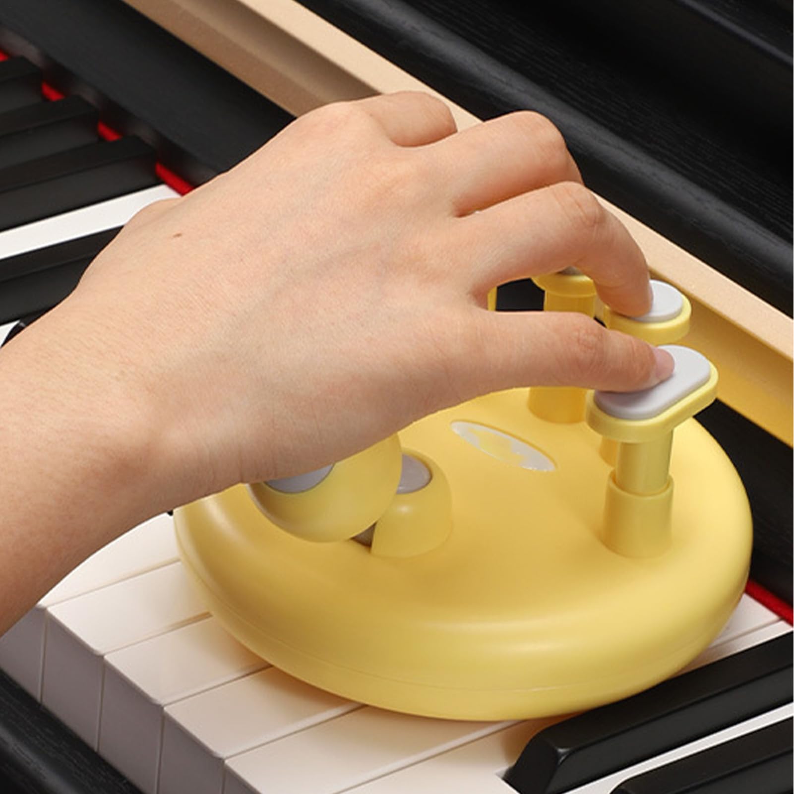 Entrenador De Dedos Para Piano Herramienta Ortopédica para Presión de Dedos | Ejercitador de Manos para Lecciones de Música, Práctica en Hogar, Aula o Escuela