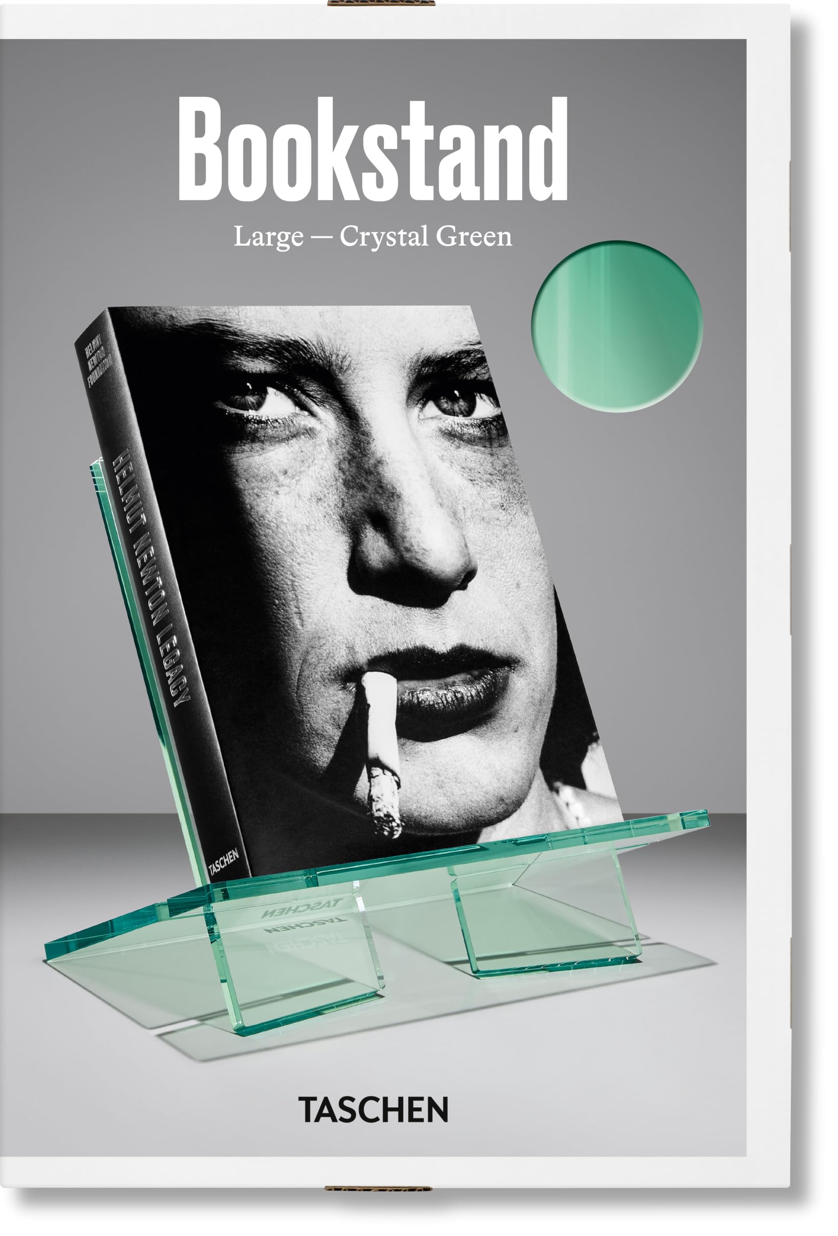 Bookstand : Large. Crystal Green