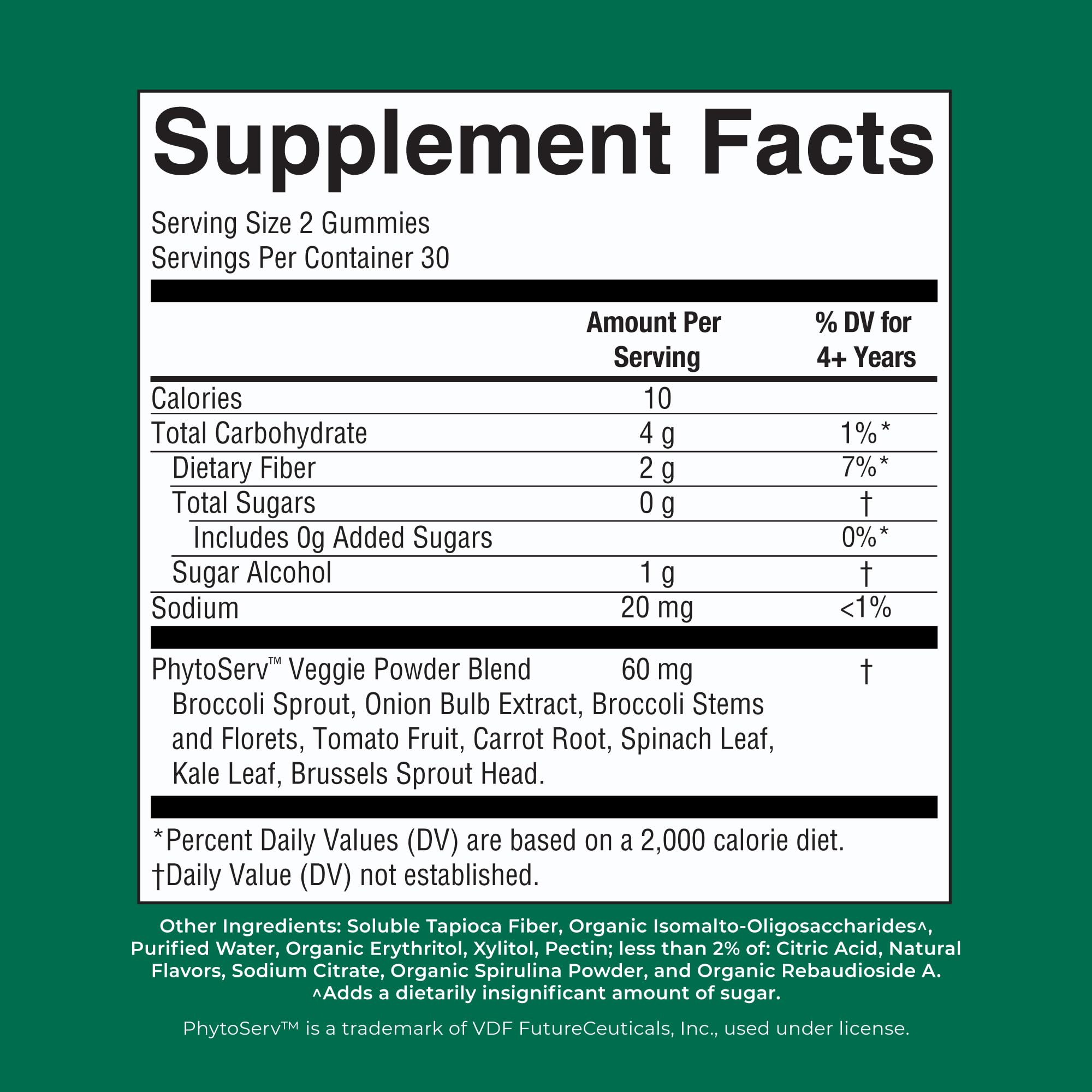 MaryRuth's Super Greens, Naturally-Occurring Quercetin, Spirulina, 60 Count — Amazon image 9
