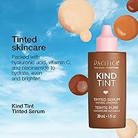 Vista 5 de Pacifica Hidratante con color – Suero de tinte amable, base ligera hidratante con colágeno vegano y ácido hialurónico para un brillo de rocío