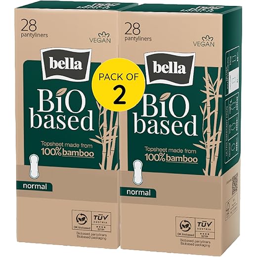 Bella Bio-Based Organic Pantyliner Small 2mm Pack of 2