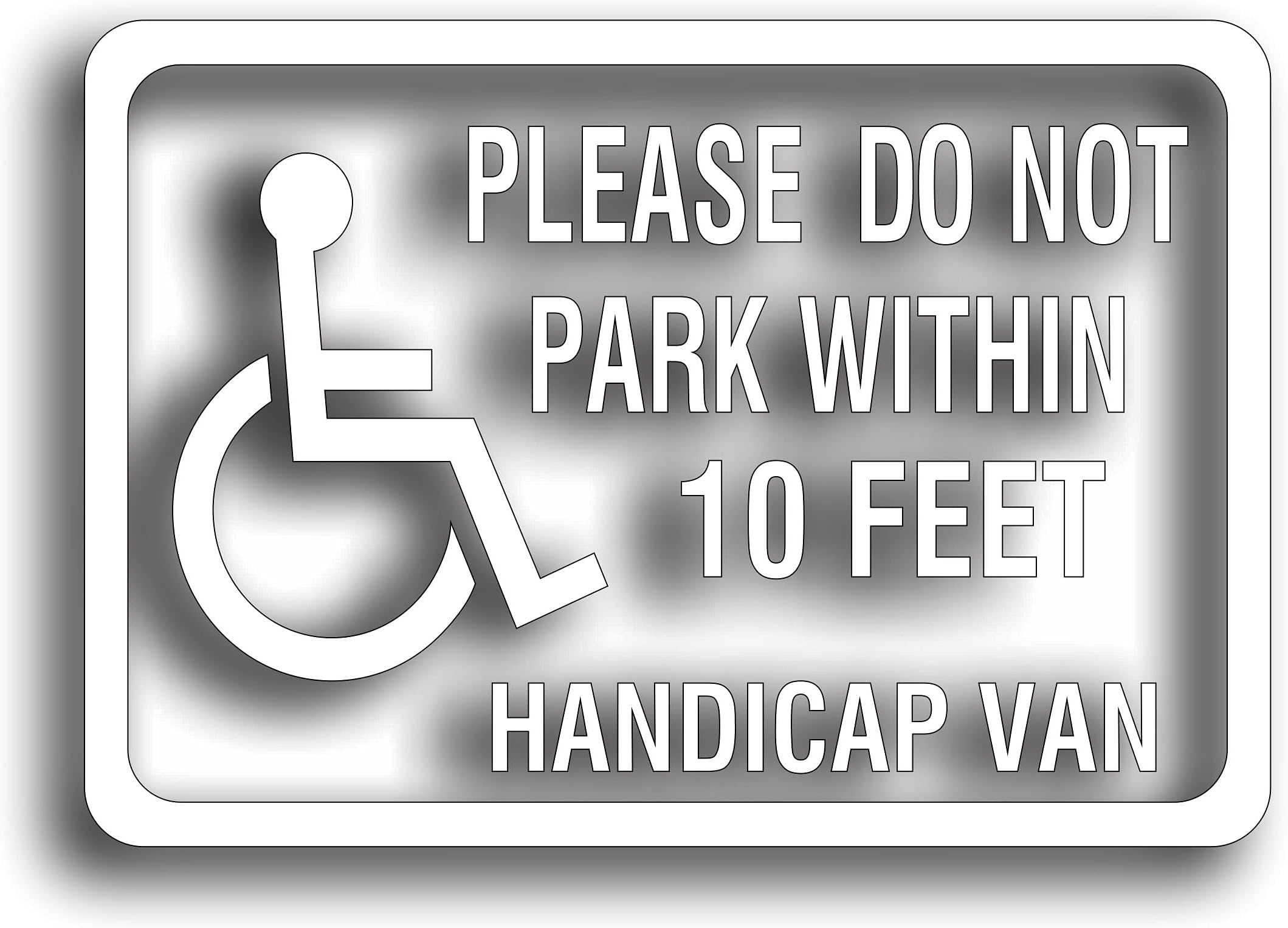 Amazon.com: White Vinyl Wheelchair Logo Window Sticker (no Background ...