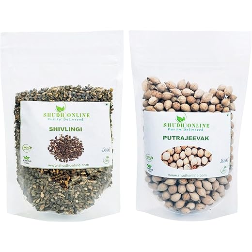 Shudh Sivalingi Putrajivak Seed Combo 100g