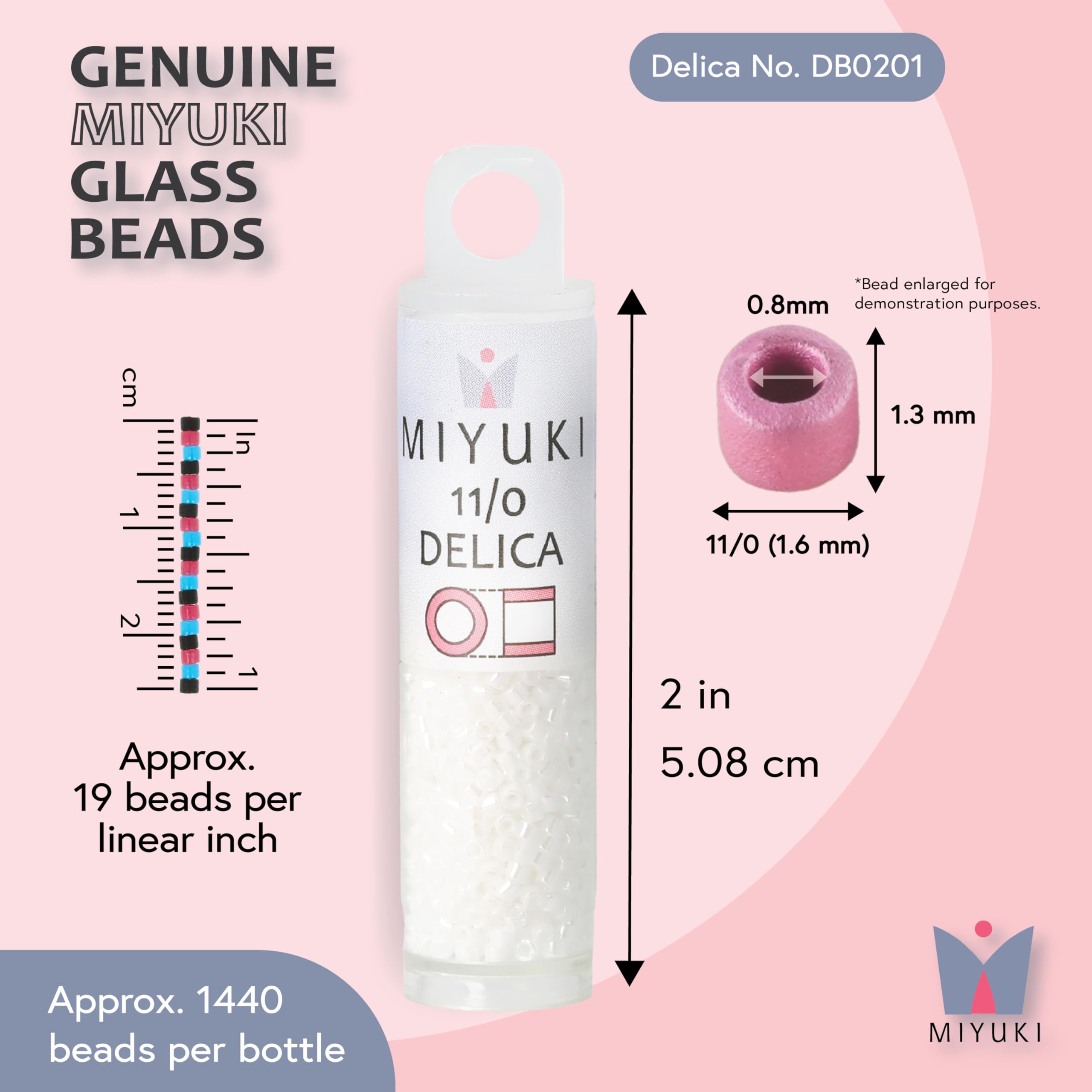 Miyuki Perles de rocaille Delica