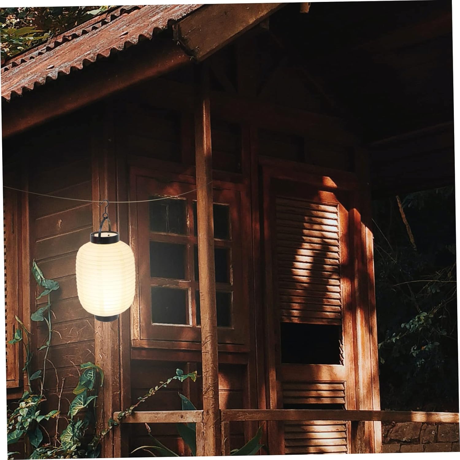 DOITOOL 10pcs Decorative Lantern with Light Japanese Style Folding Lantern for Parties Weddings and Home Decor Height