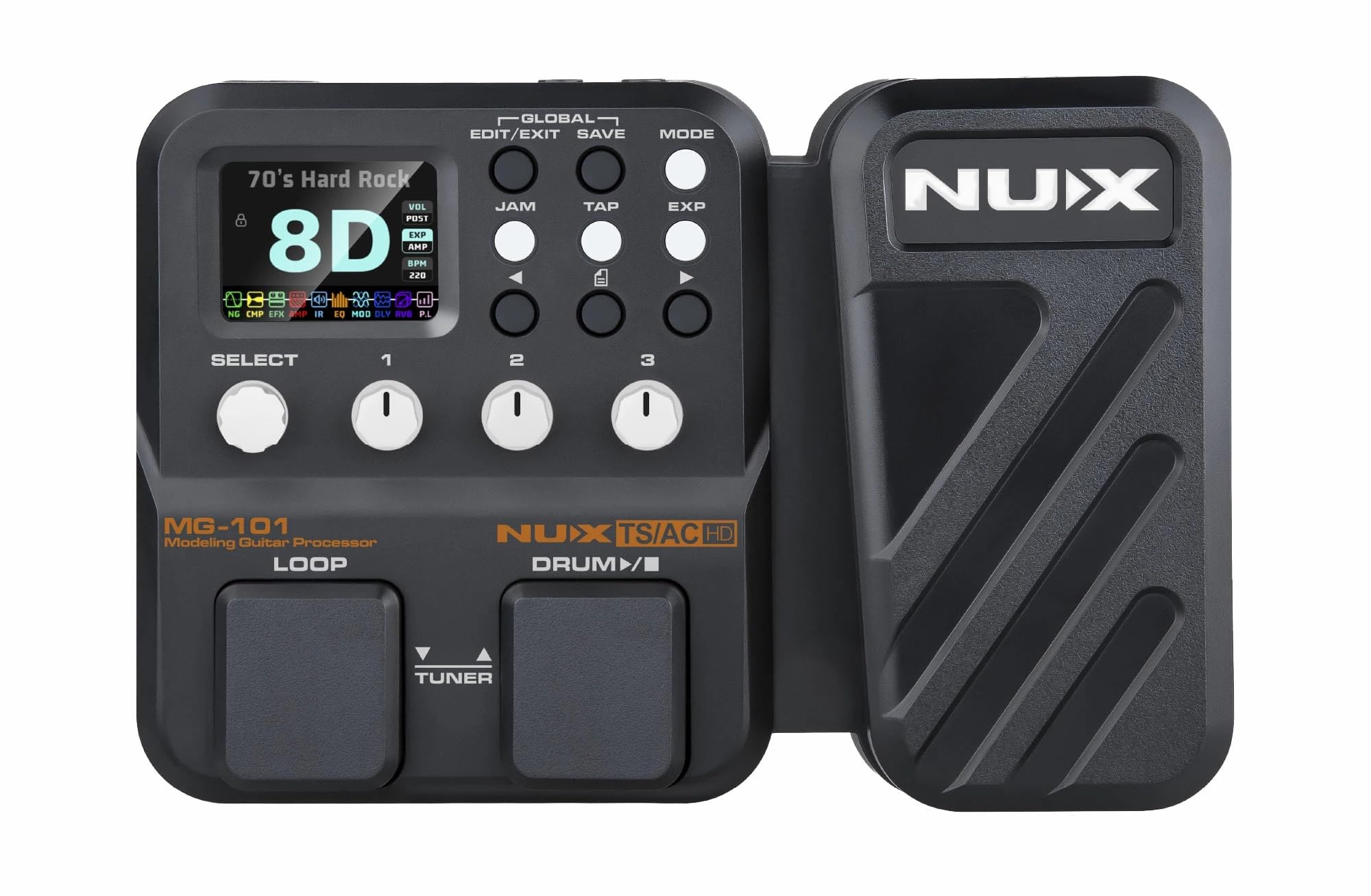 s*g様 NUX ニューエックス MG-101 マルチエフェクター Amazon | NUX/MG-101 Modeling Guitar Processor マルチエフェクター
