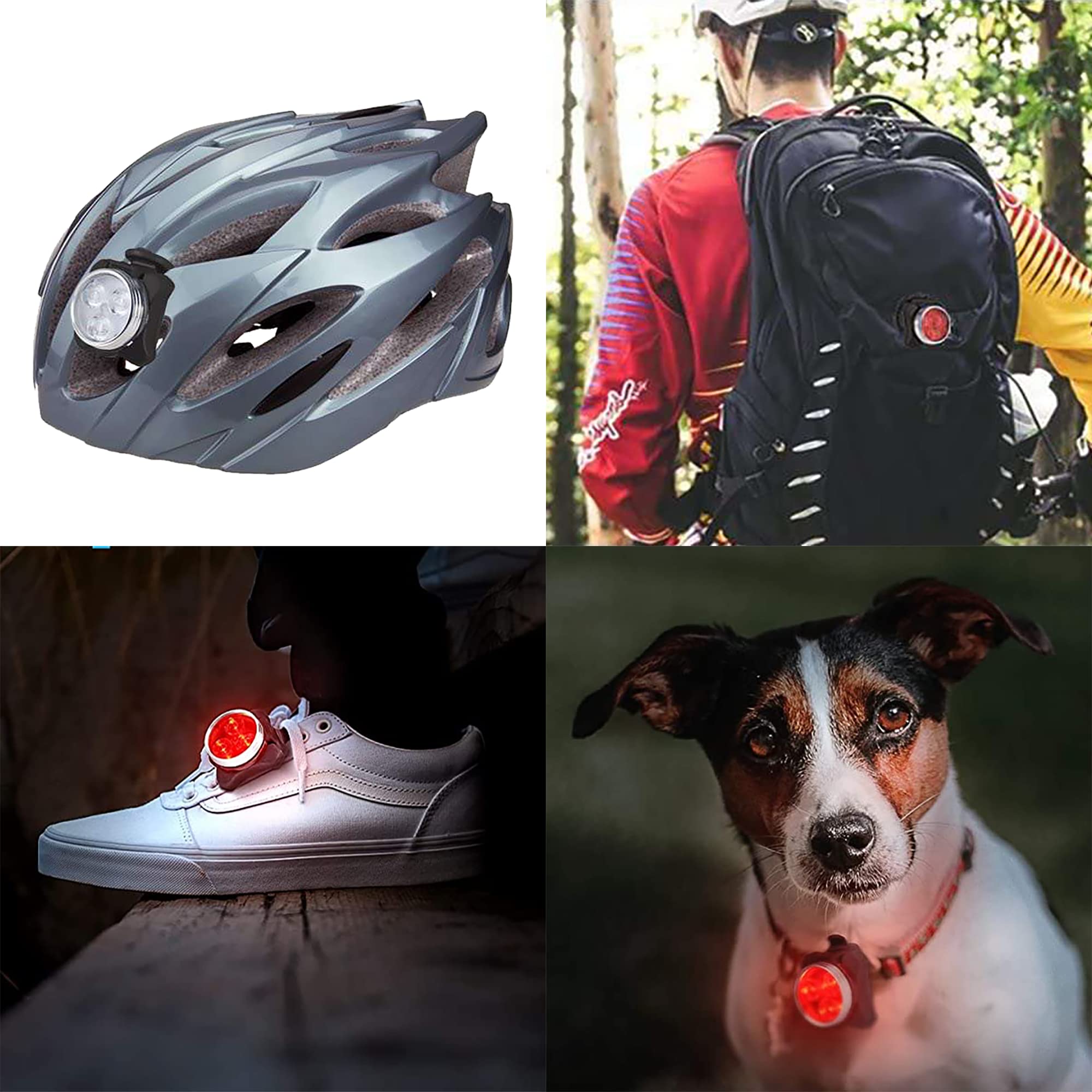 smartLAB hlight1 Iluminación LED para Casco, Mochila y Bolsas. Blanco