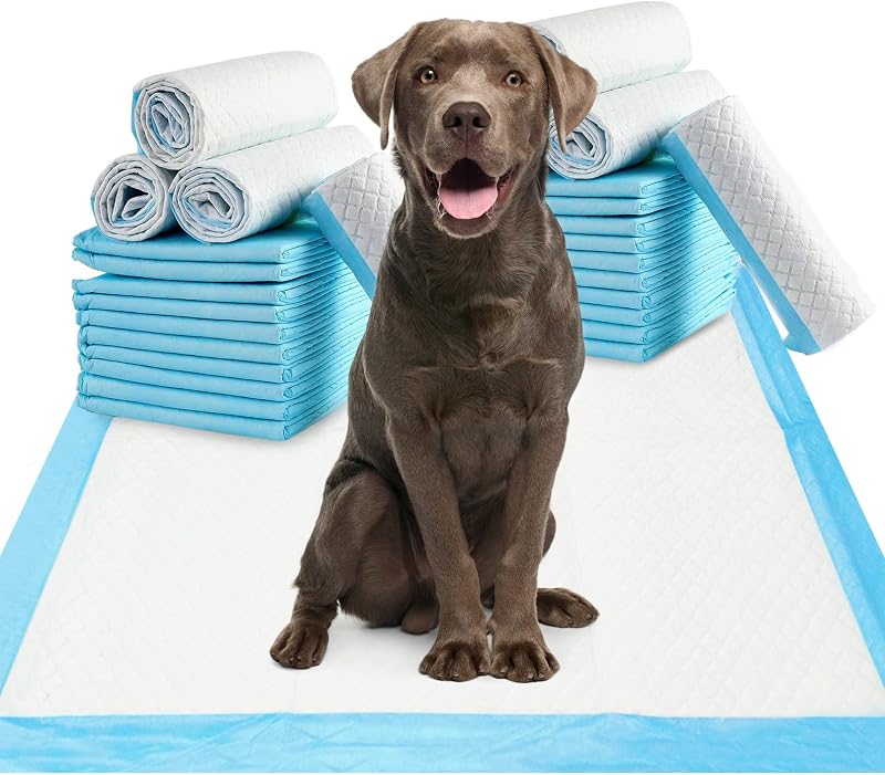 Tapete higiênico descartável Fhiny para cães e pequenos animais, absorção com 5 camadas, 60 x 90 cm, pacote com 20