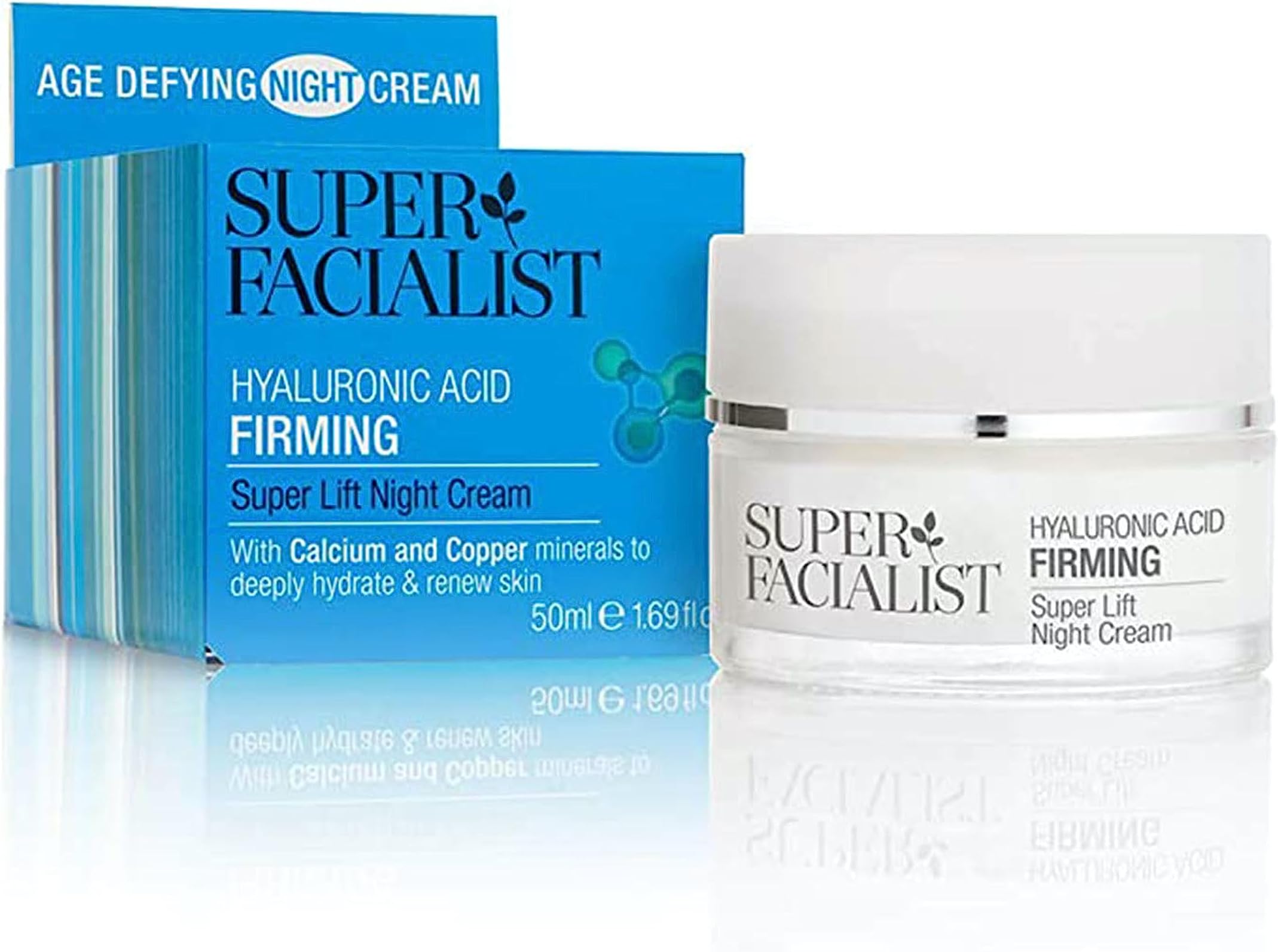 SUPER FACIALIST Hyaluronic Acid Firming Super Lift Night Cream, 50 ml