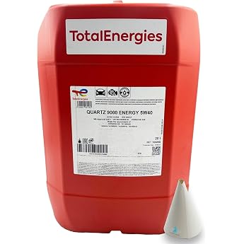 20 L Total Quartz 9000 Energy 5W-40 I Suitable for VW 502.00/505.00 MB 229.5 Porsche A40 20 Litres Engine Oil Engine Oil with Funnel See Item Description for further recommendations