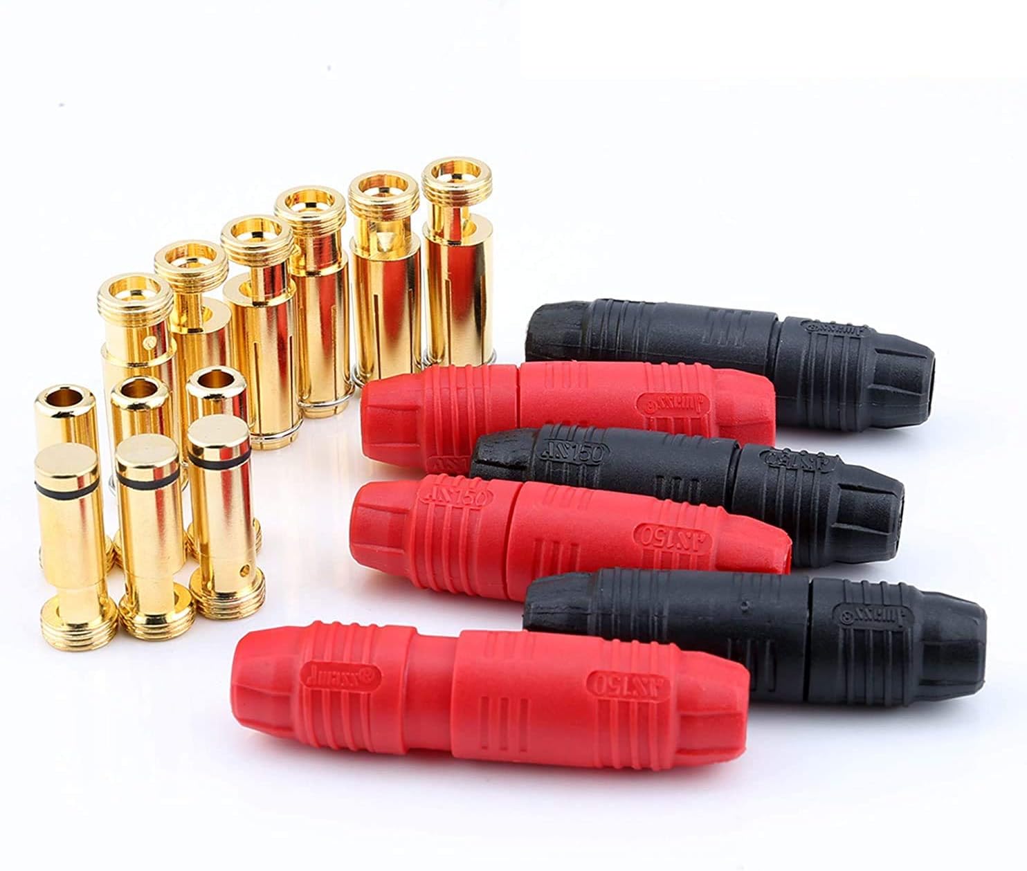 SoloGood AMASS Bullet Connector Adapter Pug Set Male Female 6 Pairs AS150 0508-3