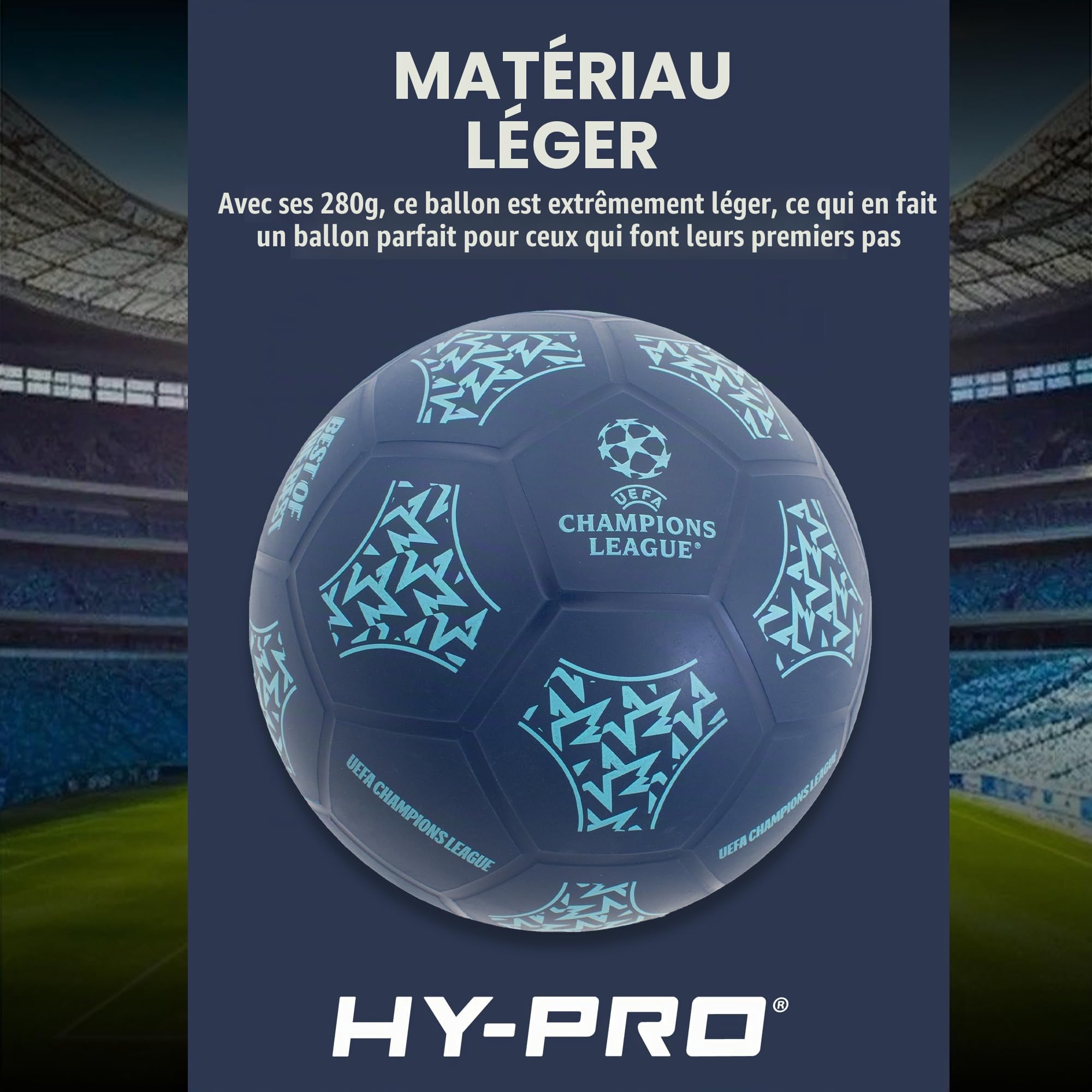 Hy-Pro Ballon de Jeu | Football pour Enfants | Intérieur extérieur Jardin Plage Jeu