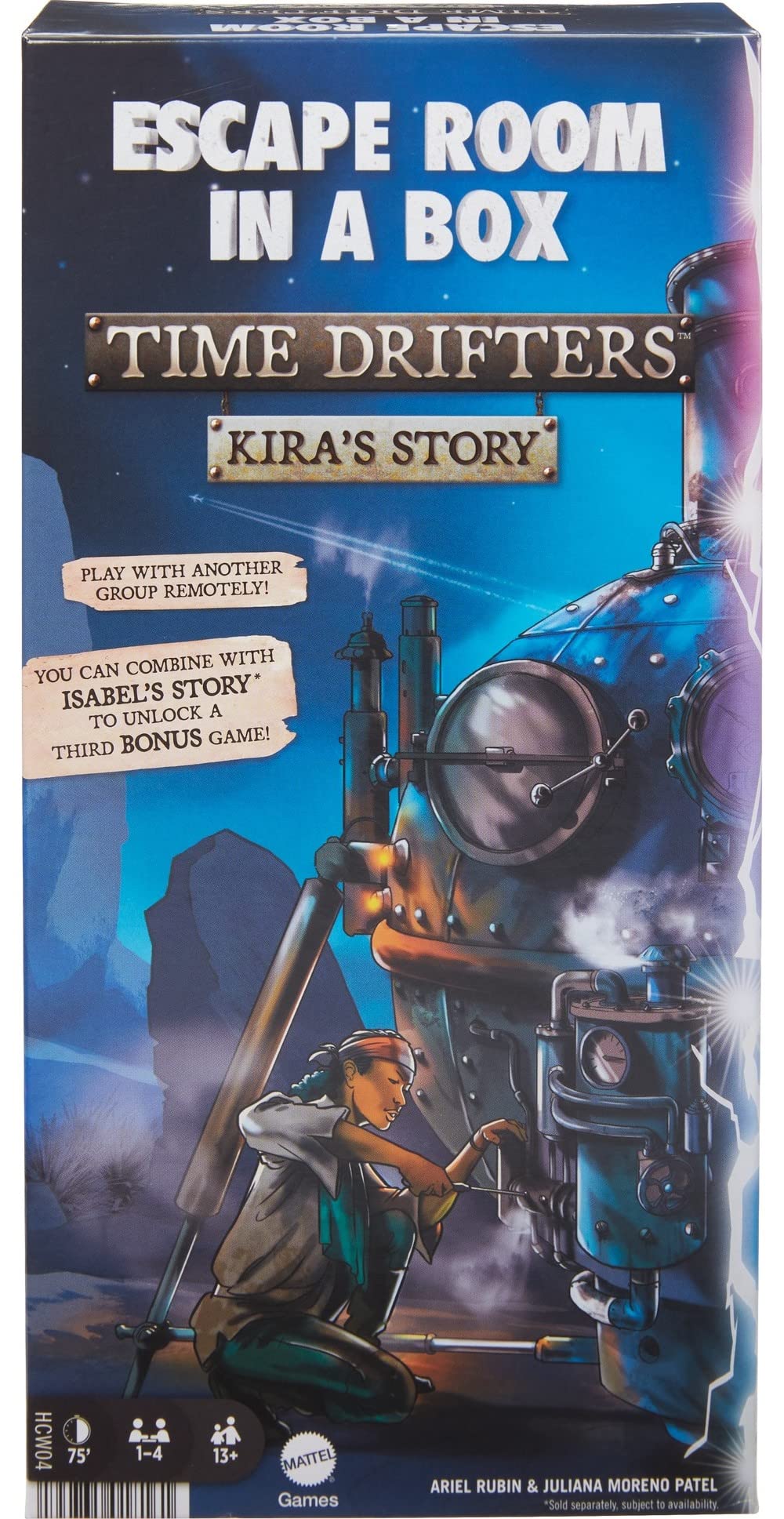 Escape Room in A Box: TIME Drifters KIRA'S Story Party Game for 1 to 4 Players with Clues & Puzzles, Combine with Kira's Story for Remote Play, Gift for for 13 Year Olds & Up