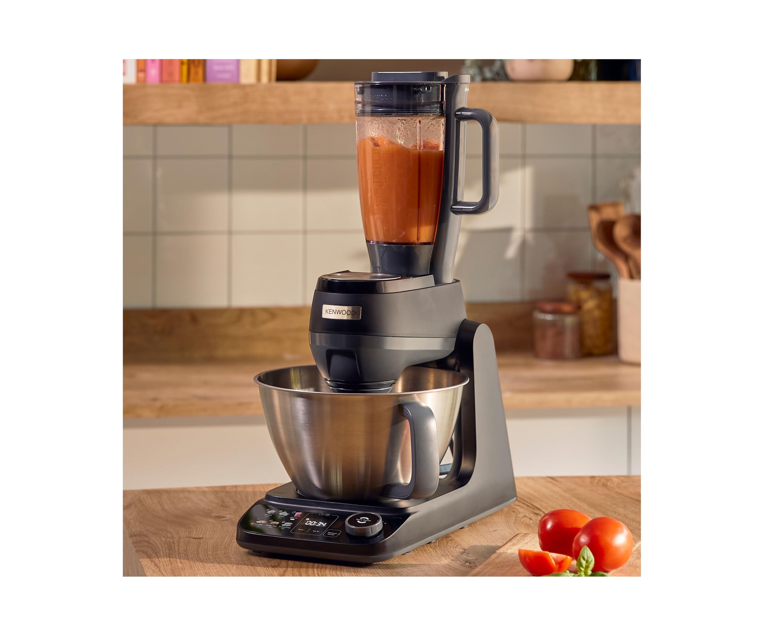 Kenwood Smart-Touch - Planetaria con 6 Programmi Preimpostati, 1000W, Nero