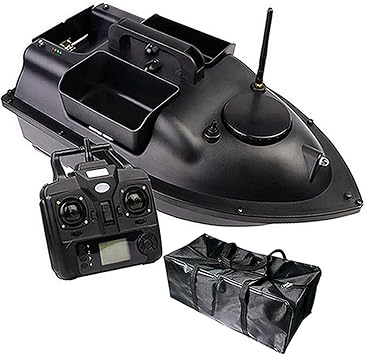 RC Fishing Bait Boat GPS Positioning Auto Return Dual Engine Remote Control 500M Fishing Remote Control Boat, 12000Mah