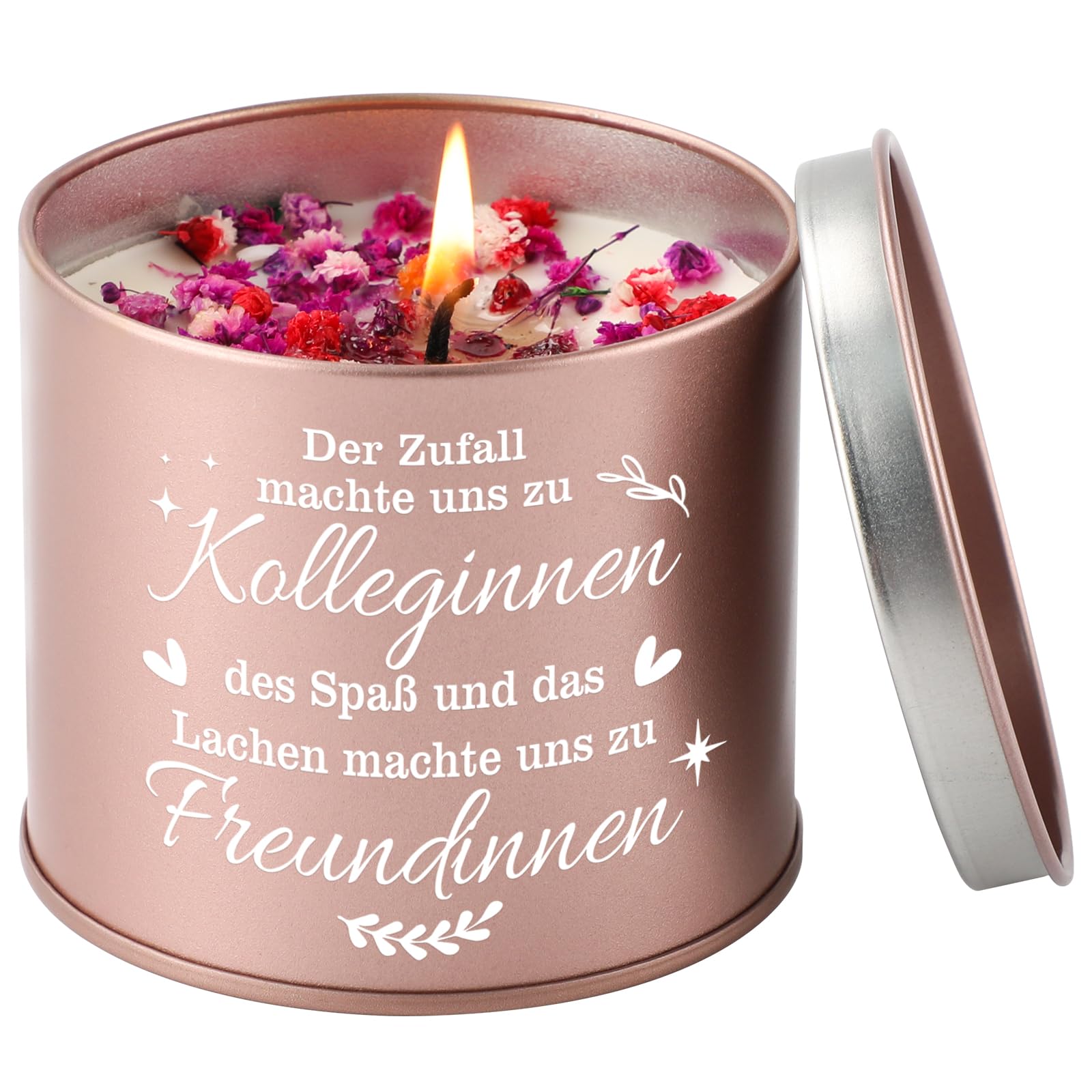 CadeauJoie Abschiedsgeschenk Kollegen, Lavendel 9OZ Kerze Kleine Geschenke für Kollegen, Geschenke für Frauen, Beste Freundin Geschenk, Dankeschön Geschenk Renteneintritt Geburtstagsgeschenk Kollegin