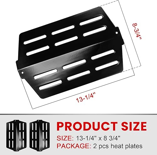 Miniatura 2 de GasSaf Deflector de calor de repuesto para Weber 7622 65505 Genesis 300 Series E310 E320 E330 S310 S320 S330 Parrilla Parte con Perillas de Control