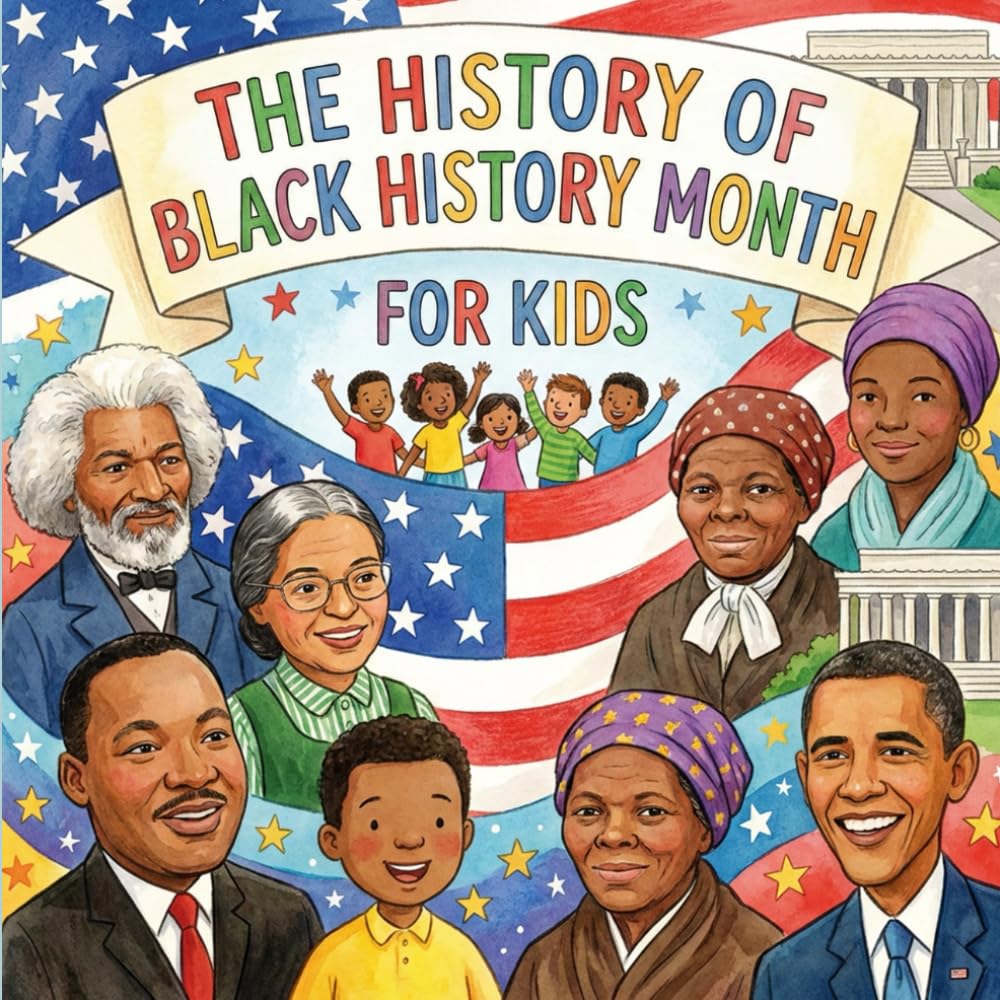 The History Of Black History Month For Kids: A Celebration of Black Heroes Who Built America (black History Month Books For Kids)