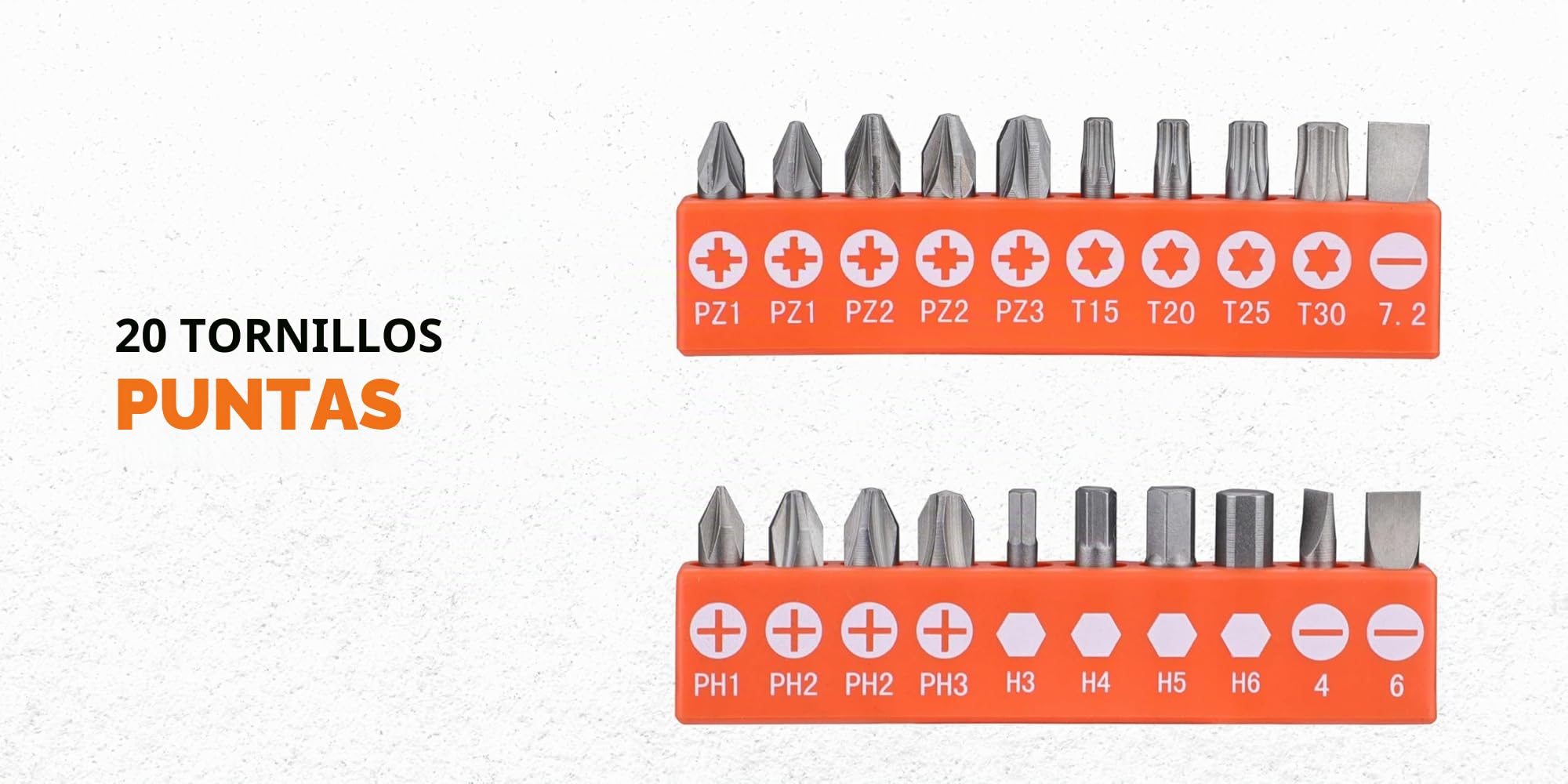 BLACK+DECKER Set de 50 Piezas para Atornillar y Taladrar: Brocas para Metal, Mampostería y Madera, Puntas de Atornillar, Llaves de Vaso, Adaptadores, Maletín Incluido,A7188-XJ