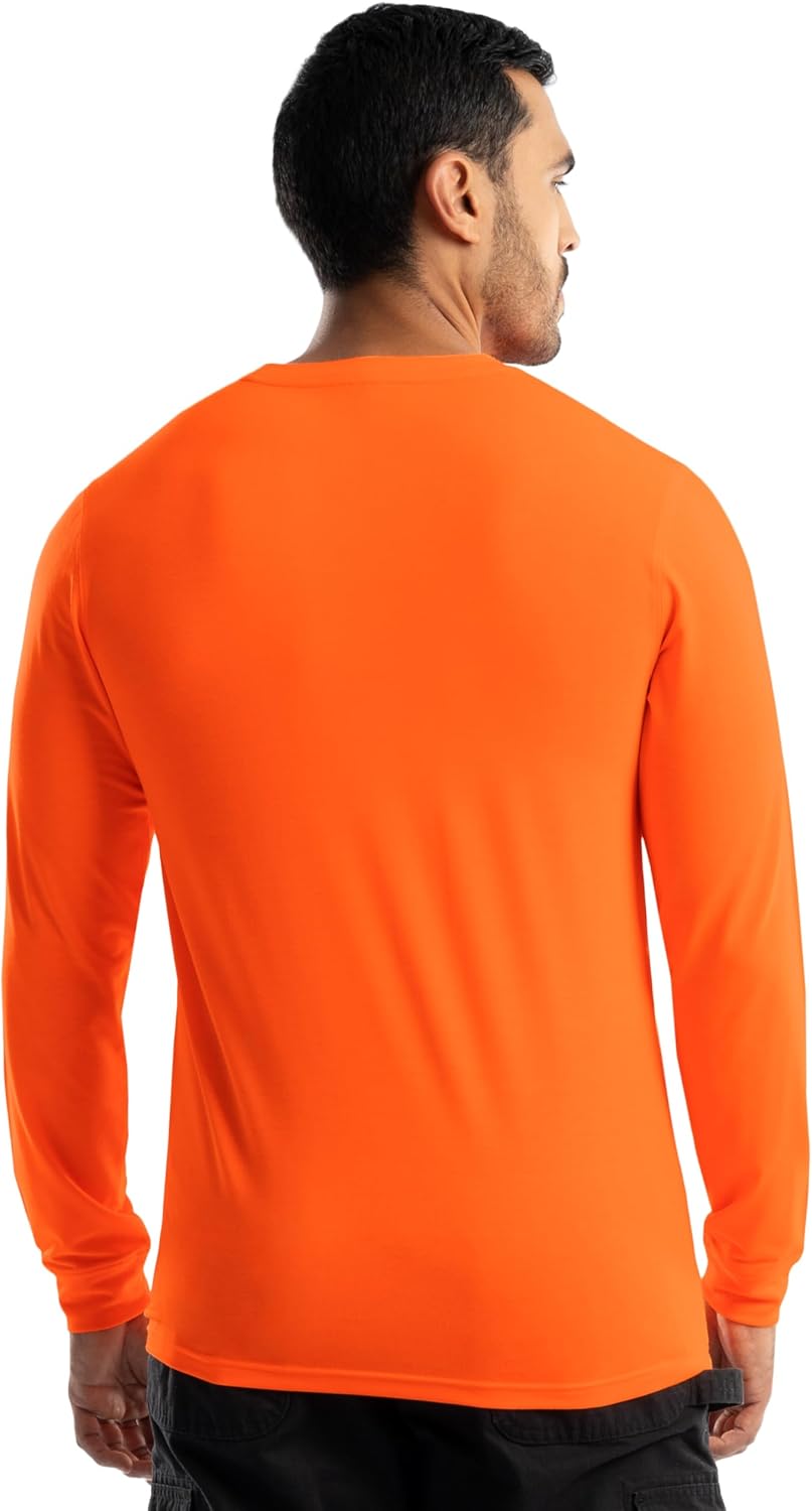 Wrangler Mens Long Sleeve Pocket T-Shirt with UPF - Image 2