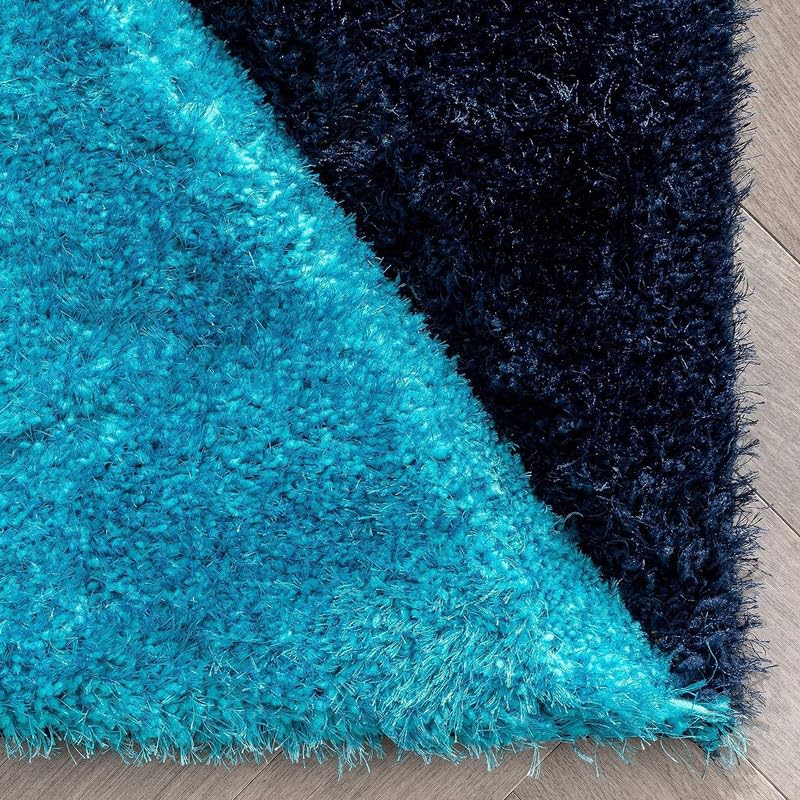 Image of Carpet for Living Room, Bedroom and Hall Handmade Microfiber Cozy Soft and Fluffy Shaggy Area Rug with 2 inch Thick Anti Skid Carpet [2x6 Feet Multi 10]