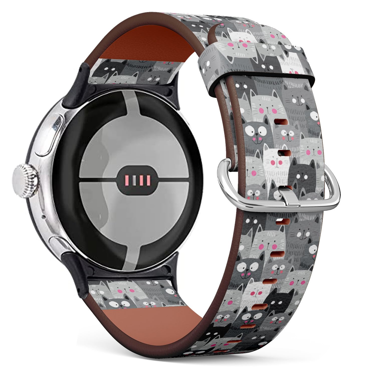 Bracelet Pixel Watch 3 chats mignons pour vos sorties détente