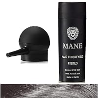 Vista 14 de Mane Fibras para la construcción del cabello con un aplicador en aerosol (jengibre)