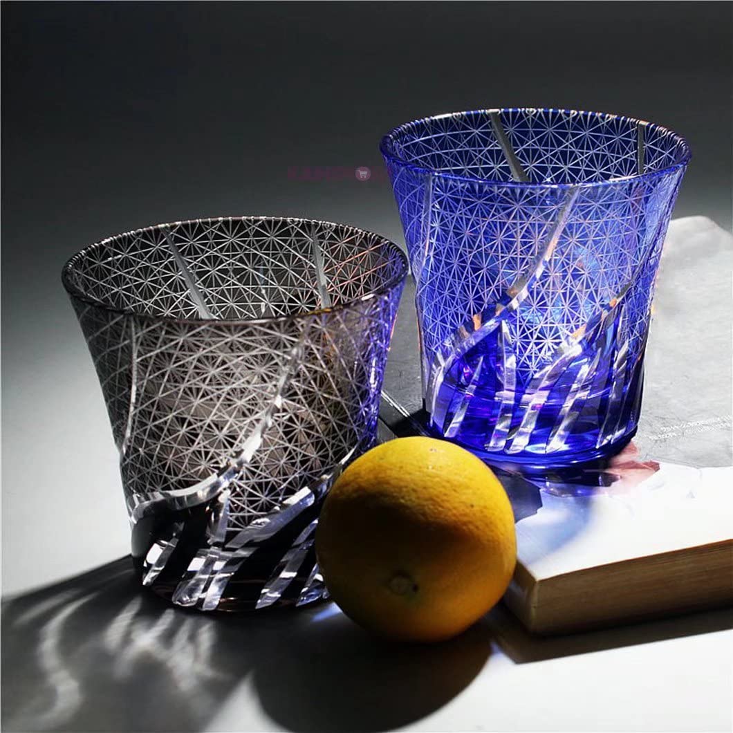 Kiriko Crystal Rock Glass with Traditional Pattern