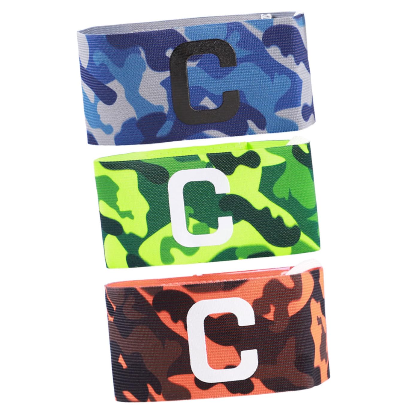ibasenice Cinghia da Braccio del di Calcio Piccolo Bande di Braccio Elastico Protezione Capitani Bracciali per Uomo Accessori da Calcio Nylon