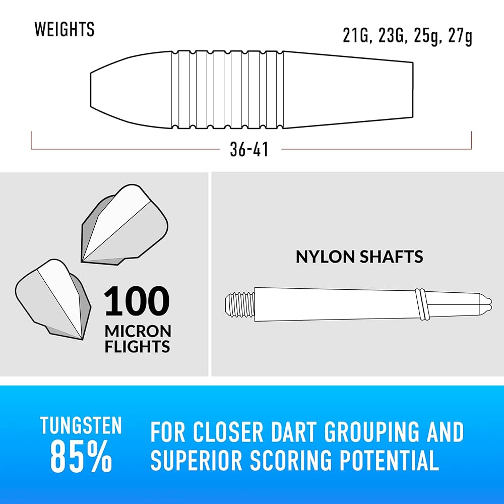 タングステンダーツ Amazon.co.jp: Harrowsボンバーダーツ、85%タングステンスチール