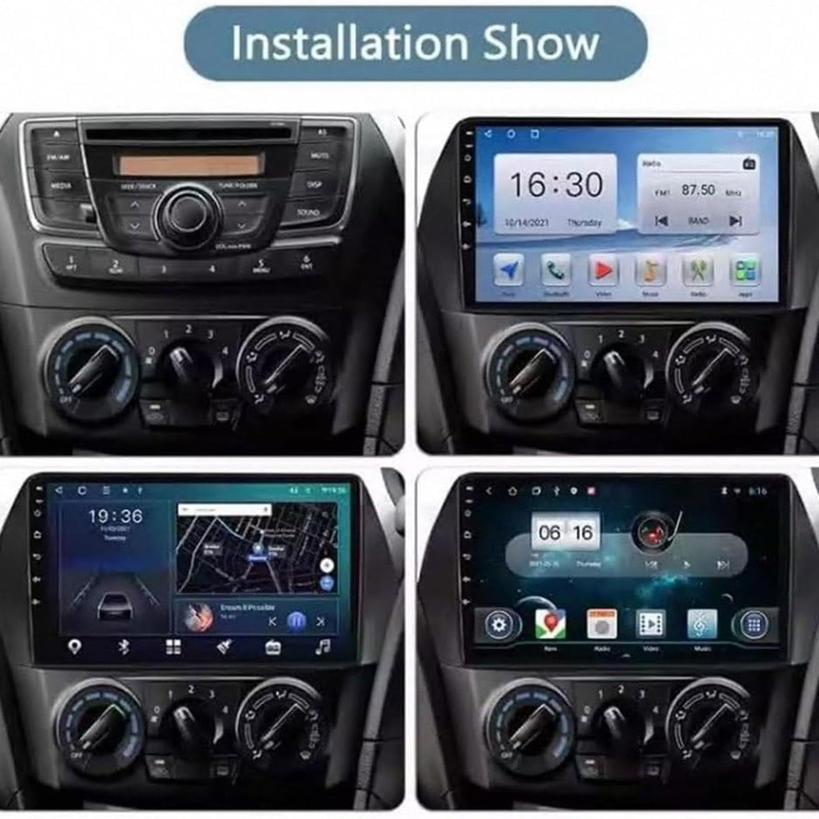 Radio samochodowe do Suzuki Ciaz 2014-2018 | Ekran dotykowy z systemem Android 15 z bezprzewodowym systemem Android Auto GPS WiFi Navi SWC FM (8-rdzeniowy 4 + 64 G)