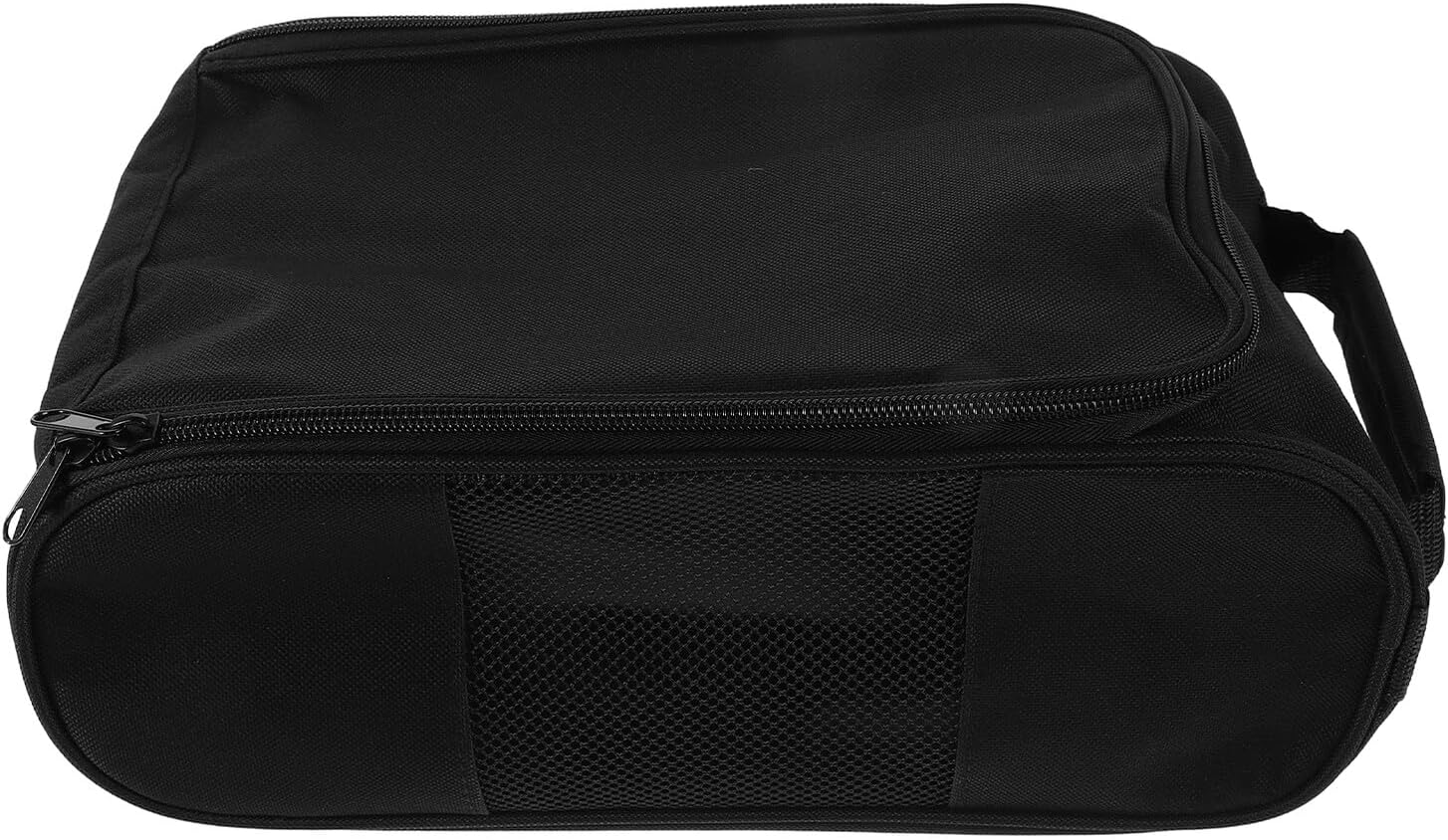 Golf Shoe Tote Bag Breathable Zippered Sports Shoe Storage Carrier Lightweight Travel Organizer for Men and Women Outdoor Golf Accessories