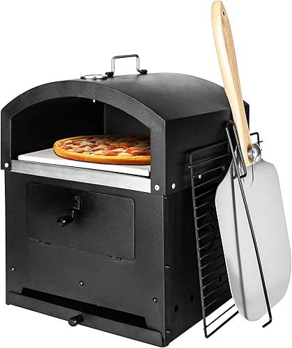London Sunshine Horno de pizza 4 en 1 parrilla, barbacoa, hoguera y hornea pizzas perfectas con facilidad