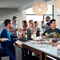 Vista 6 de RYDDOY Caja de regalo de vino, 12.8 x 3.7 x 3.7 pulgadas, cajas de botellas de vino negro con asa para licor y champán, cierre magnético, caja