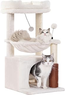 Cat Tree 32 Inches Small Cat Tree for Large Cats Adult Cat Tower with