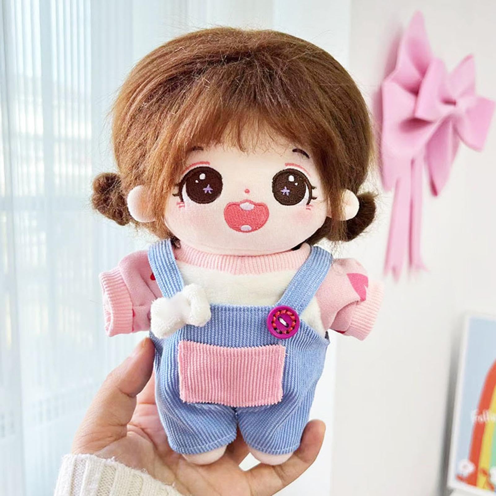 Amazon.co.jp: Rebornsun 人形服オーバーオール、ぬいぐるみ人形用服